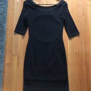 Black sparkle dress with hole in the back!